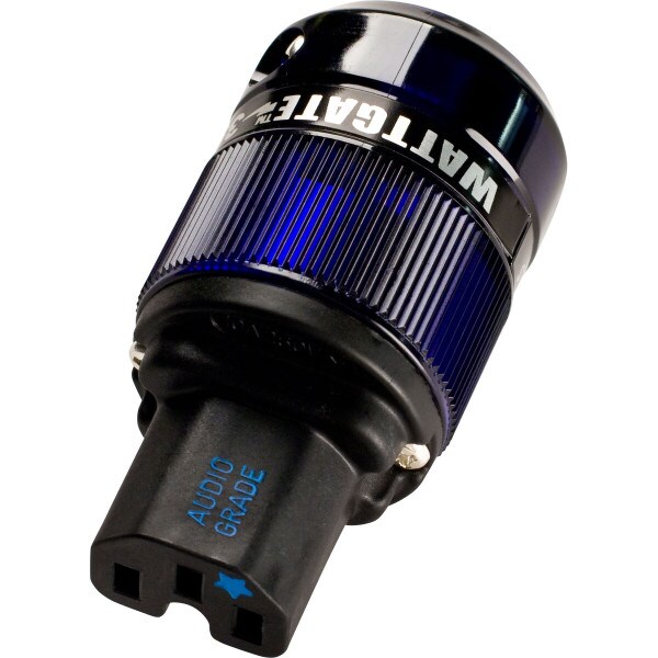 Main product image for Wattgate 350i Ag Blue Silver Plated IEC Connector 110-428